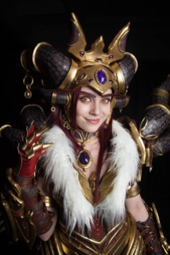 "Alexstrasza is really beautiful, powerful and majestic, and also a dragon... I'm a sucker for dragons." Cosplayer: JinxKittie Cosplay Character: Alexstrasza From: World of Warcraft -- based on a fan art by Sam Hogg (Zephyri) Photographer: @cosweplayproject, @jaycaboz and @carynsadventuretime