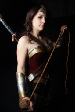 "I love the unapologetic strength of Wonder Woman." Cosplayer: Tiffle Monster Creations Character: Wonder Woman From: Batman v Superman: Dawn of Justice. Photographer: @cosweplayproject, @jaycaboz and @carynsadventuretime